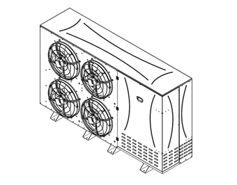 FrigoCraft L450-V06.SZ4250.HG1240.GY4 Split Ref. Unit
